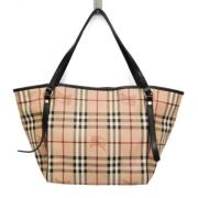 Burberry Vintage Pre-owned Canvas totevskor Beige, Dam