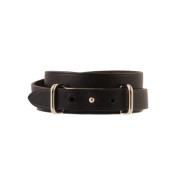 Hermès Vintage Pre-owned Laeder armband Black, Dam