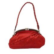 Valentino Vintage Pre-owned Tyg handvskor Red, Dam