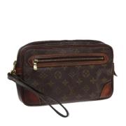 Louis Vuitton Vintage Pre-owned Canvas kuvertvskor Brown, Dam