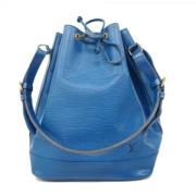 Louis Vuitton Vintage Pre-owned Tyg louis-vuitton-vskor Blue, Dam