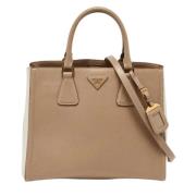 Prada Vintage Pre-owned Tyg prada-vskor Beige, Dam