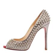 Christian Louboutin Pre-owned Pre-owned Tyg klackskor Yellow, Dam