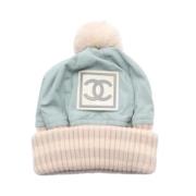 Chanel Vintage Pre-owned Bomull hattar-och-kepsar Beige, Dam