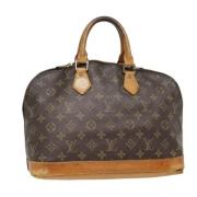 Louis Vuitton Vintage Pre-owned Canvas handvskor Brown, Dam