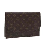 Louis Vuitton Vintage Pre-owned Canvas kuvertvskor Brown, Dam