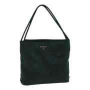 Prada Vintage Pre-owned Nylon totevskor Green, Dam