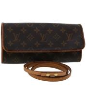 Louis Vuitton Vintage Pre-owned Canvas louis-vuitton-vskor Brown, Dam