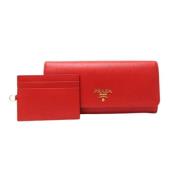 Prada Vintage Pre-owned Laeder plnbcker Red, Dam