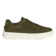 Barracuda Nabuk Logo Sneakers Green, Herr