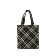 Burberry Svart Syntetisk Shopper Väska med Topp Handtag Black, Unisex