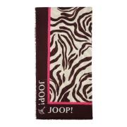 Joop! Zebra Mönstrad Scarf med Rosa Accents Multicolor, Dam