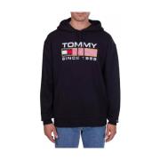 Tommy Jeans Stilig herrtröja alla säsonger Black, Herr