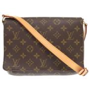 Louis Vuitton Vintage Pre-owned Tyg louis-vuitton-vskor Brown, Dam