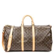 Louis Vuitton Vintage Pre-owned Belagd canvas resvskor Brown, Dam