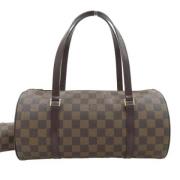 Louis Vuitton Vintage Pre-owned Canvas handvskor Brown, Dam