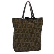 Fendi Vintage Pre-owned Canvas fendi-vskor Brown, Dam