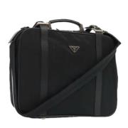 Prada Vintage Pre-owned Nylon prada-vskor Black, Dam