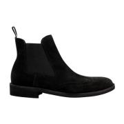 Alexander 1910 Brun Mocka Ankelboots Black, Herr