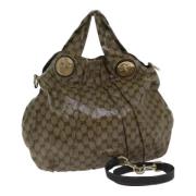 Gucci Vintage Pre-owned Canvas handvskor Beige, Dam