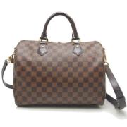 Louis Vuitton Vintage Pre-owned Canvas handvskor Brown, Dam