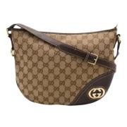 Gucci Vintage Pre-owned Canvas gucci-vskor Brown, Dam