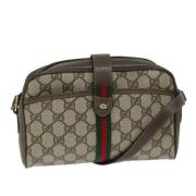 Gucci Vintage Pre-owned Canvas gucci-vskor Beige, Dam