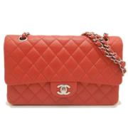 Chanel Vintage Pre-owned Laeder chanel-vskor Red, Dam