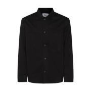 Maison Kitsuné Svart Casual Bomulls Jacka Black, Herr