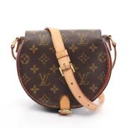 Louis Vuitton Vintage Pre-owned Canvas axelremsvskor Brown, Dam