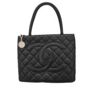 Chanel Vintage Pre-owned Laeder chanel-vskor Black, Dam