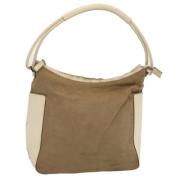 Gucci Vintage Pre-owned Canvas gucci-vskor Beige, Dam