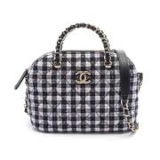 Chanel Vintage Pre-owned Tyg chanel-vskor Black, Dam