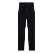 Saint Laurent Jeans med normal passform Black, Dam