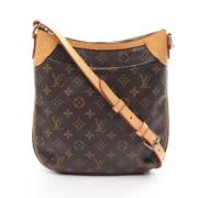 Louis Vuitton Vintage Pre-owned Canvas axelremsvskor Brown, Dam