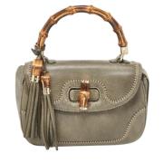 Gucci Vintage Pre-owned Laeder handvskor Gray, Dam