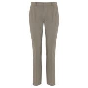 PT Torino Slim Fit Bomull Gabardin Byxor Gray, Herr