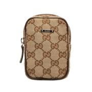 Gucci Vintage Pre-owned Canvas gucci-vskor Brown, Dam