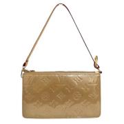 Louis Vuitton Vintage Pre-owned Laeder louis-vuitton-vskor Beige, Dam