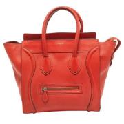 Celine Vintage Pre-owned Laeder totevskor Orange, Dam