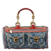 Louis Vuitton Vintage Pre-owned Laeder handvskor Blue, Dam