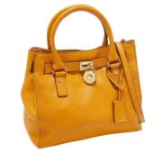 Michael Kors Pre-owned Pre-owned Laeder axelremsvskor Yellow, Dam