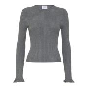 MVP wardrobe Baima Knit-Top Gray, Dam