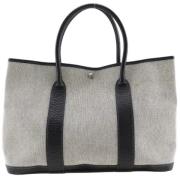 Hermès Vintage Pre-owned Canvas totevskor Gray, Dam