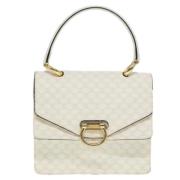 Celine Vintage Pre-owned Canvas celine-vskor White, Dam