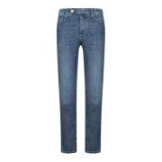 Incotex Blå Jeans för Män Aw24 Blue, Herr