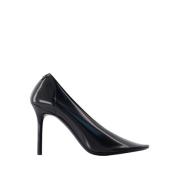 Courrèges Svarta PVC Stilettos Pumps Black, Dam