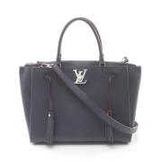 Louis Vuitton Vintage Pre-owned Laeder louis-vuitton-vskor Blue, Dam