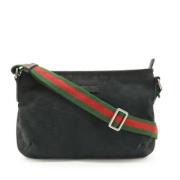 Gucci Vintage Pre-owned Canvas gucci-vskor Black, Dam