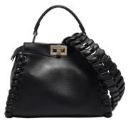 Fendi Vintage Pre-owned Laeder fendi-vskor Black, Dam